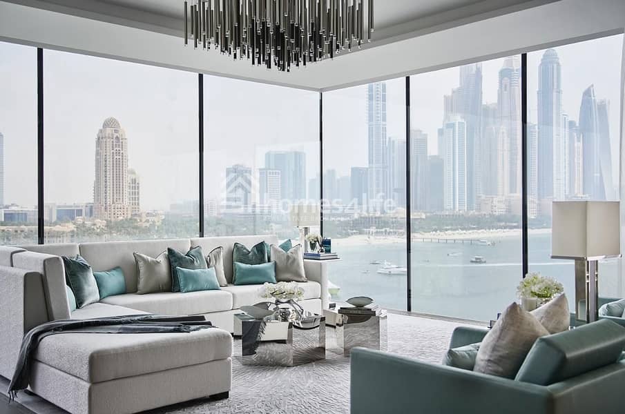 14 Elegantly Designed 3BR Simplex in Palm Jumeirah Only 5% Booking Fee