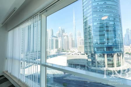 Office for Rent in Business Bay, Dubai - Free DEWA|Fully Fitted Office |Burj View