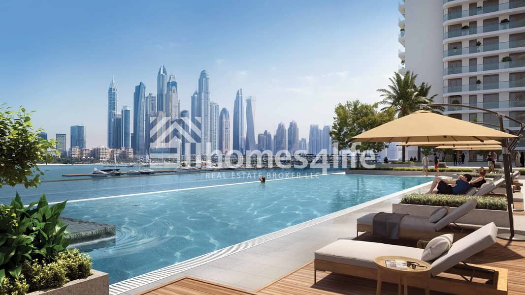 位于迪拜港，艾玛尔海滨社区，皇宫海滩公寓 2 卧室的公寓 2698888 AED - 5302351