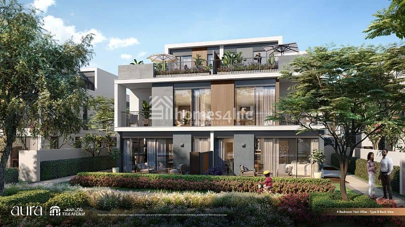 4 Bedroom Twin Villa| Confirmed Unit| 5 Years Payment Plan