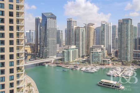1 Bedroom Flat for Sale in Dubai Marina, Dubai - Marina View | High Floor | Balcony | Rented