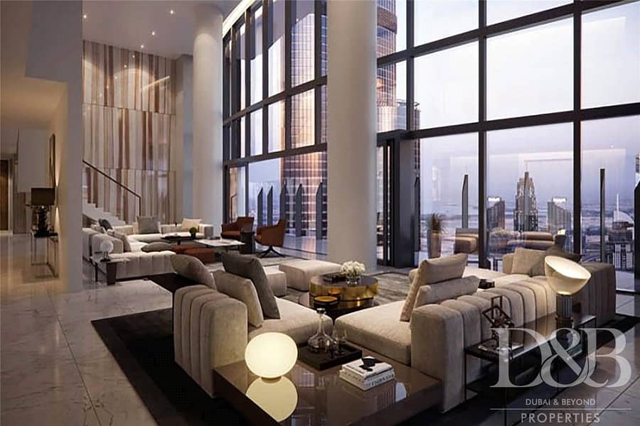 位于迪拜市中心，伊尔普利莫公寓 4 卧室的顶楼公寓 22500000 AED - 5199478