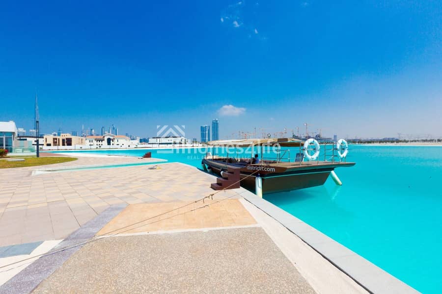 Premium villa plots on a crystal lagoon in the heart of Dubai