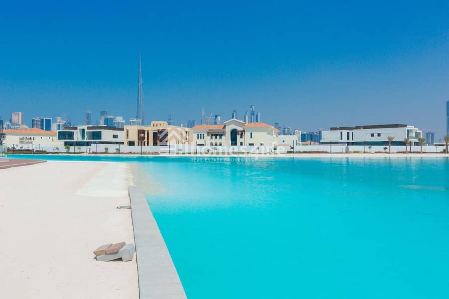 3 Premium villa plots on a crystal lagoon in the heart of Dubai