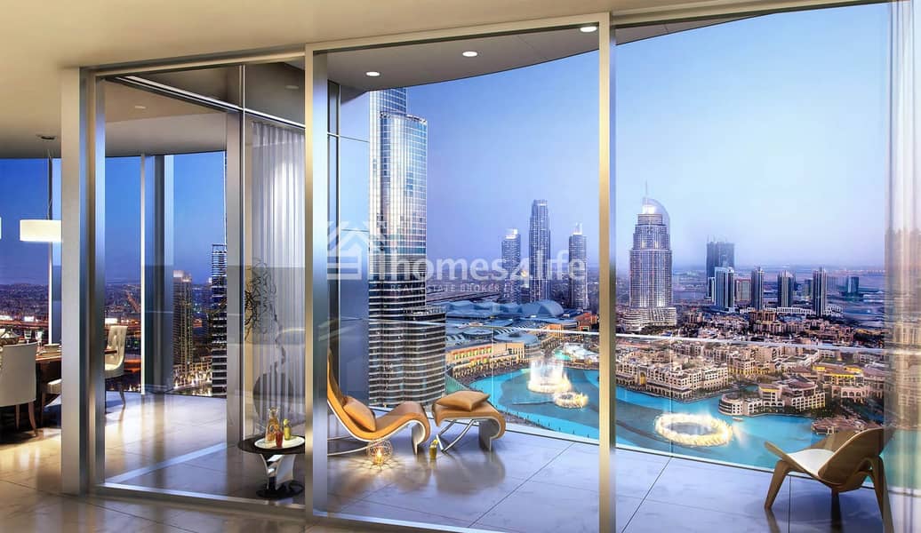 2 Luxury Living with Burj Khalifa & Opera View