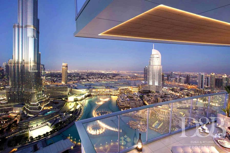 RESALE | FULL BURJ KHALIFA AND FOUNTAIN VIEW