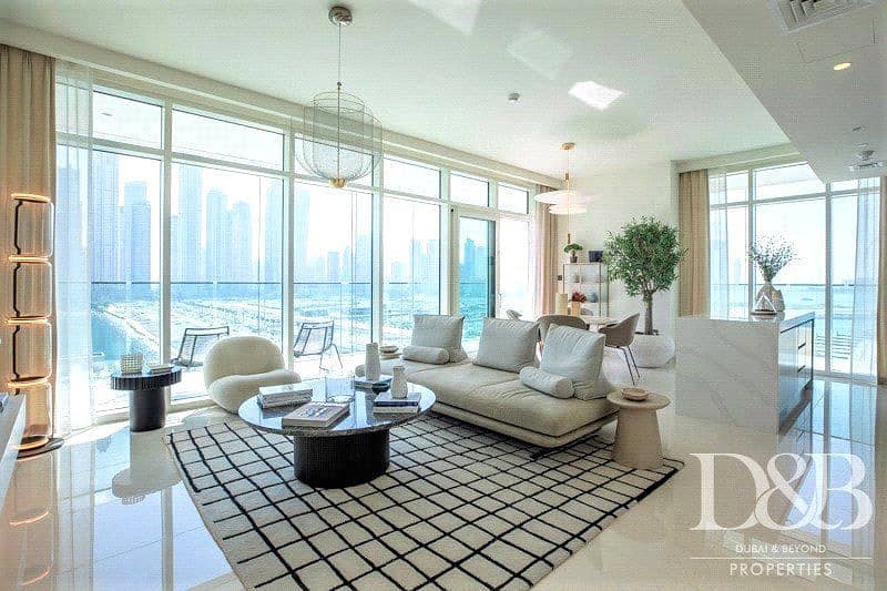位于迪拜港，艾玛尔海滨社区，滨海景观公寓 2 卧室的公寓 2603888 AED - 5388923