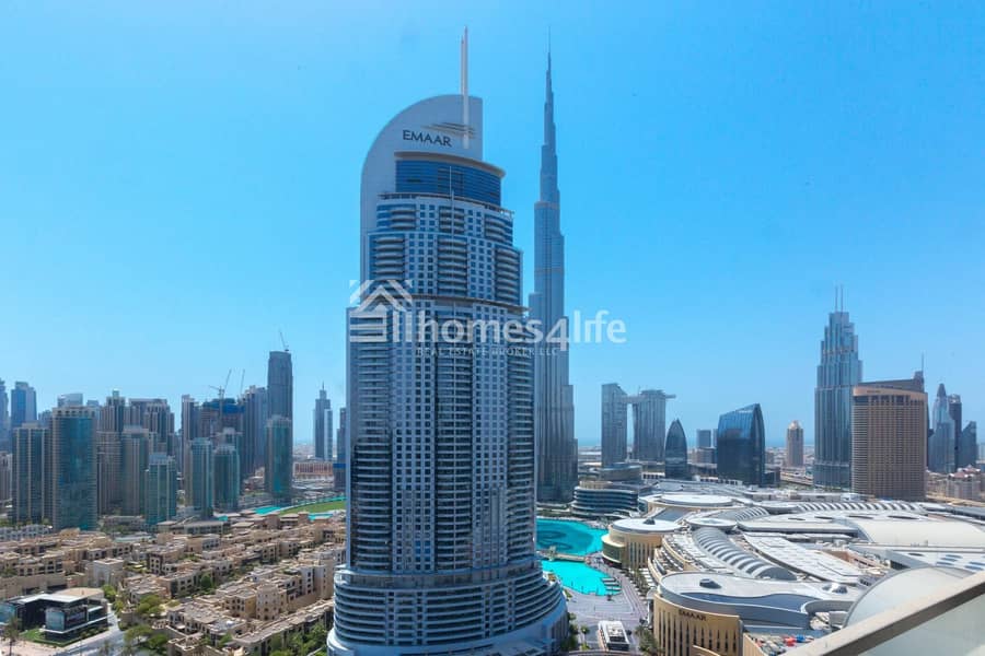 27 Genuine Price || 3 bedrooms Full Burj Khalifa View ||