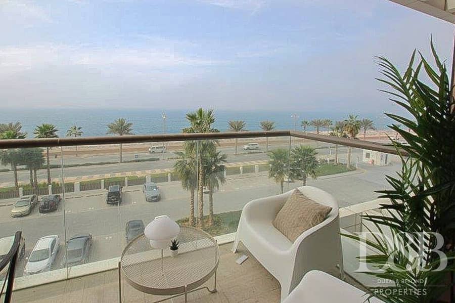 10 Full Sea View | Beach Access | Vacant | Furnished
