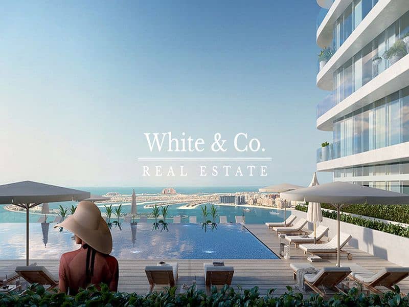 位于迪拜港，艾玛尔海滨社区，海滩风光公寓小区 1 卧室的顶楼公寓 2300000 AED - 5190768