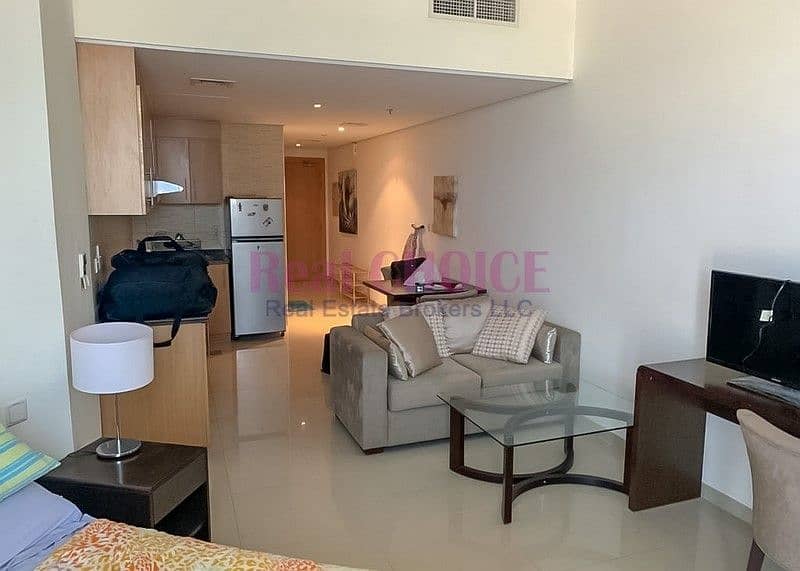 Fully Furnished Spacious Studio | Balcony | Rented