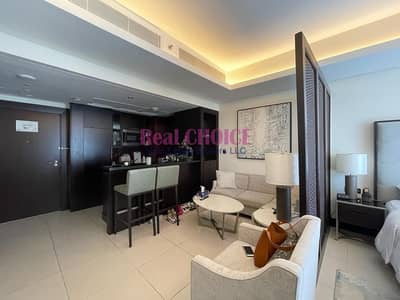Hotel Apartment for Sale in Downtown Dubai, Dubai - Vacant Studio | High Floor | Full Serviced Hotel Apartment