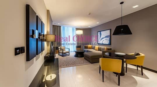 شقة فندقية 1 غرفة نوم للايجار في شارع الشيخ زايد، دبي - شقة فندقية في فندق جراند شيراتون شارع الشيخ زايد 1 غرف 180000 درهم - 5303692