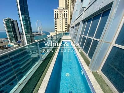4 Bedroom Floor for Sale in Dubai Marina, Dubai - Penthouse | Full Floor | Swimming Pool | Upgraded
