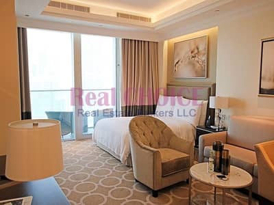 Hotel Apartment for Rent in Downtown Dubai, Dubai - Highest floor Sea and DIFC view|Fully Serviced