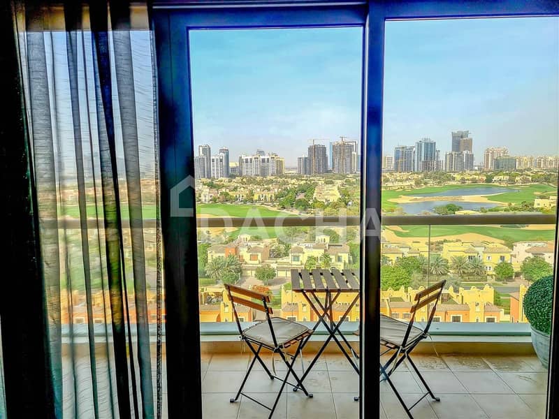 位于迪拜体育城，高尔夫景观公寓 1 卧室的公寓 590000 AED - 5076005