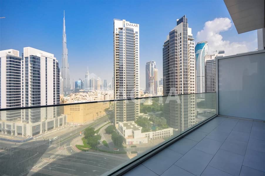 1 Largest layout / Full size balcony / Burj Khalifa view