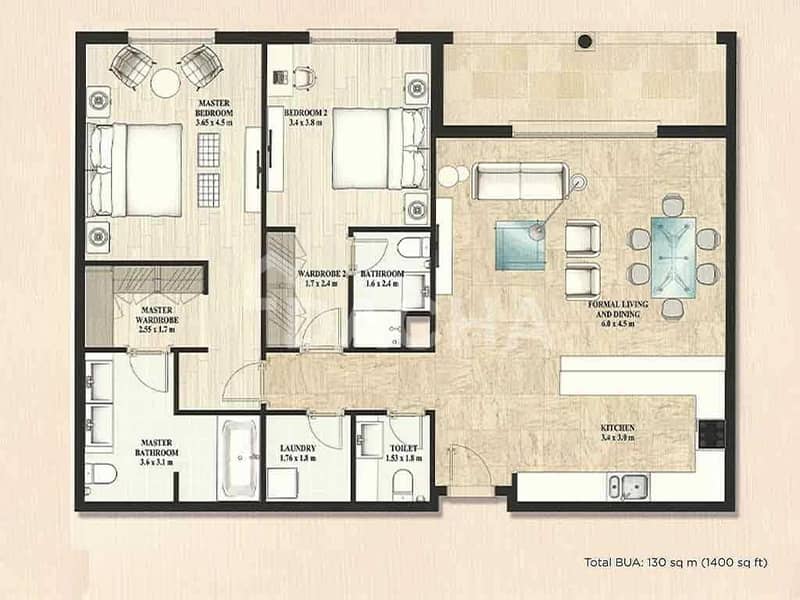 12 12 Cheques / Fully furnished / Available from December!