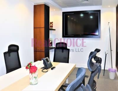 Office for Rent in Sheikh Zayed Road, Dubai - Furnished office free WIFI chiller, Dewa | No Commission