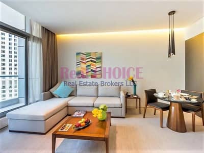 1 Bedroom Hotel Apartment for Rent in Dubai Marina, Dubai - Prime Location |  Fully Furnished 1 BR Hotel Apartment