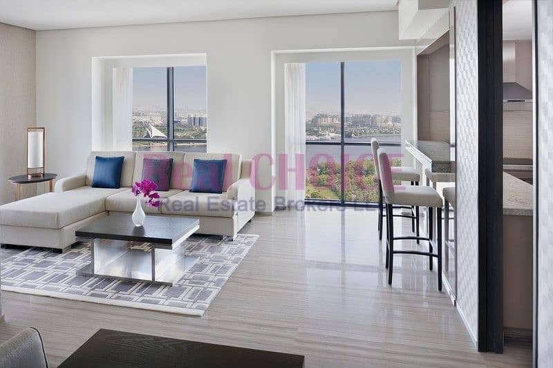 位于迪拜湾，迪拜健康城，凯悦溪畔高地公寓式酒店 1 卧室的公寓 140000 AED - 4357328