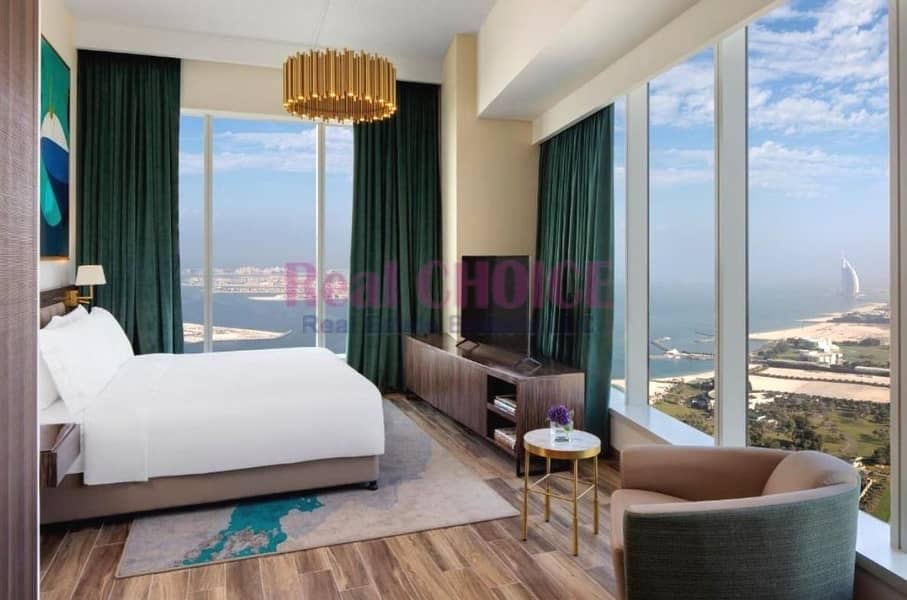 位于迪拜媒体城，迪拜阿瓦尼棕景套房酒店 3 卧室的酒店式公寓 420000 AED - 5017647