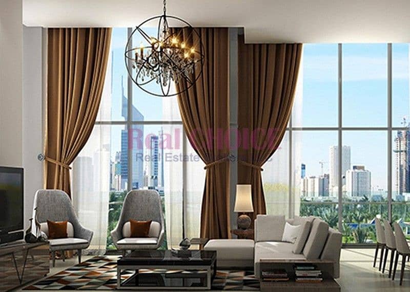 位于迪拜湾，基法夫街区，公园之门公寓 3 卧室的公寓 2999999 AED - 4863663