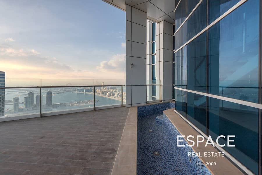 位于迪拜码头，码头23大厦 4 卧室的顶楼公寓 8000000 AED - 5019660