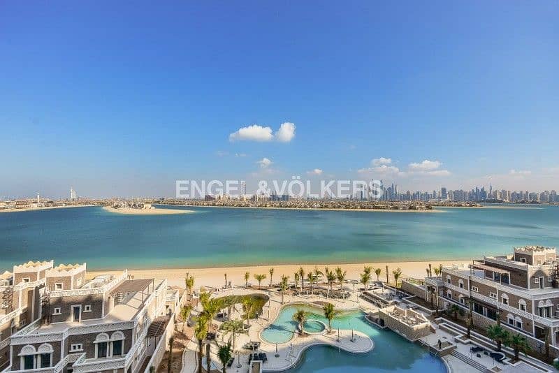 3 Pool & Palm Sea View|Type E|Vacant|High Floor