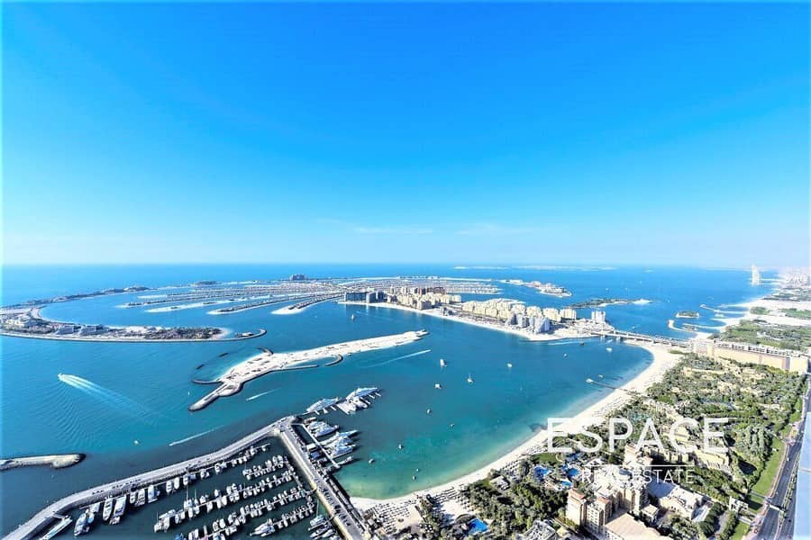 Panoramic Sea and Palm View | VOT | Half Floor Penthouse