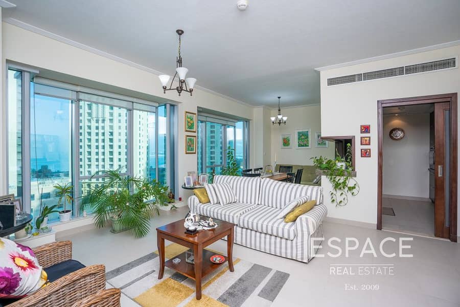 位于迪拜码头，滨海长廊公寓，欧若拉大厦 1 卧室的公寓 1550000 AED - 4903664