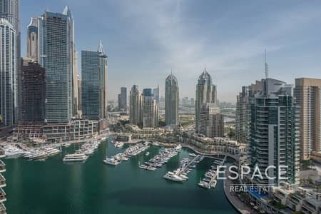 3 Bedroom Flat for Rent in Dubai Marina, Dubai - Modern 3 Bedrooms | Full Marina View | Available Now