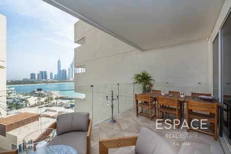 3 Bedroom Apartment for Sale in Palm Jumeirah, Dubai - Largest 3 Bed - Full Sea View - Direct Access to Beach