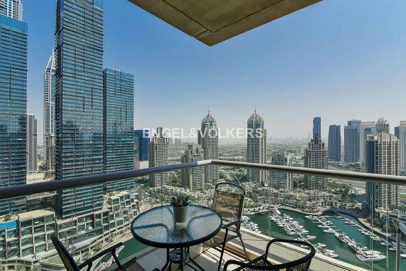 Full Marina View|Luxurious with Maids|High Floor