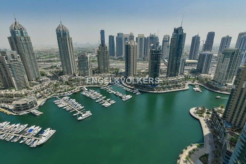 5 Full Marina View|Luxurious with Maids|High Floor