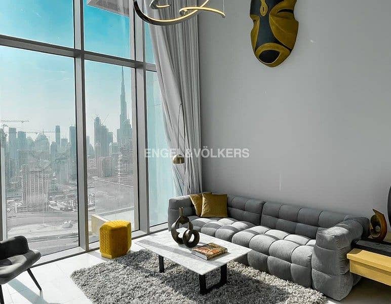 Burj View|Luxury Furnished|Spacious and Bright