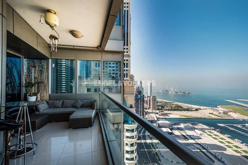 2 Full Sea Views|High Floor|Upgraded Throughout