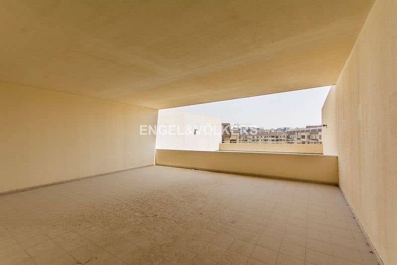 3 Unfurnished | Huge Terrace | Park Facing