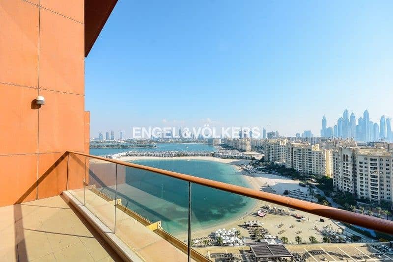 3 Amazing Sea View|4 Cheques|Huge terrace|Spacious