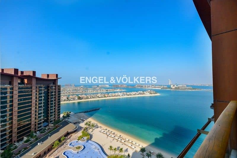 5 Amazing Sea View|4 Cheques|Huge terrace|Spacious
