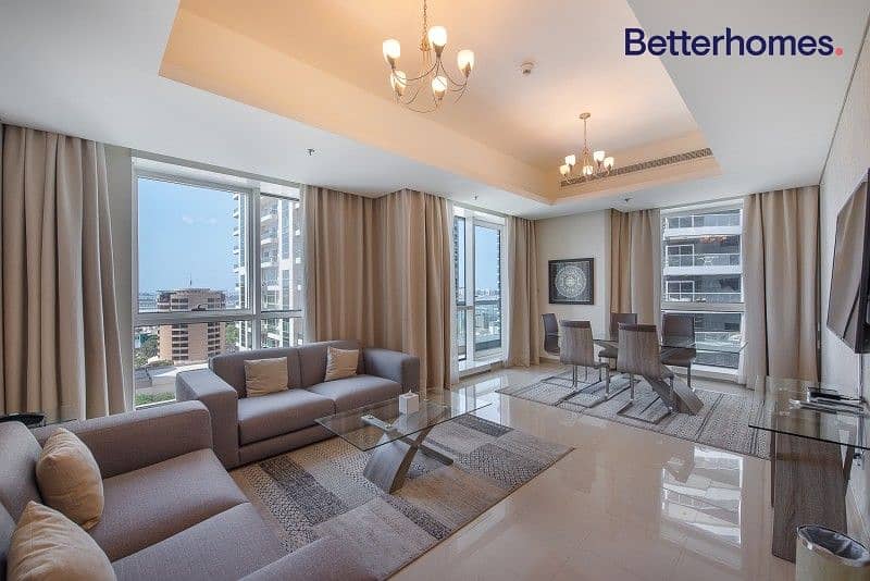 位于迪拜码头，巴塞洛公寓 2 卧室的公寓 195000 AED - 5531291