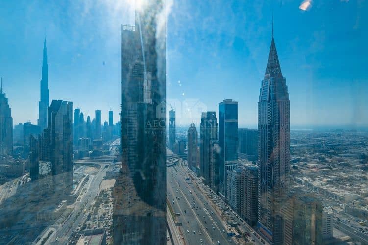 1 Burj Khalifa view  | 2 BHK | No Commission | 1 month rent and Chiller Free
