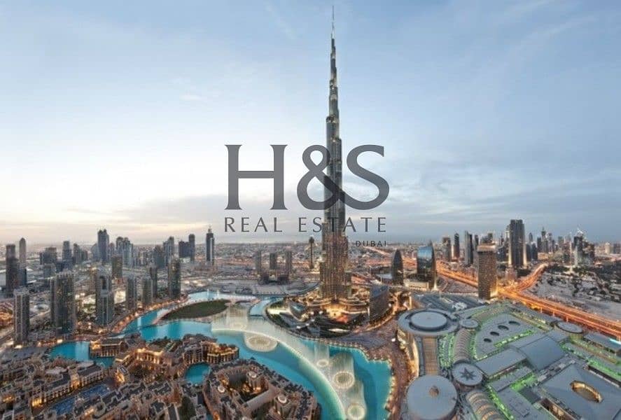 3Bed + M | Burj & Fountain View | Closed Kitchen