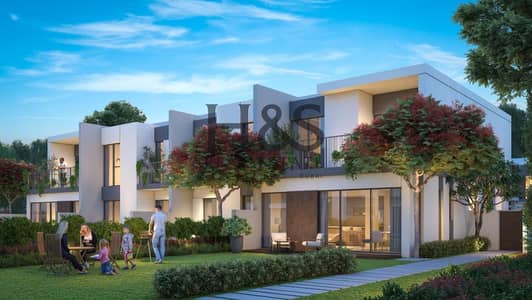 4 Bedroom Villa for Sale in Tilal Al Ghaf, Dubai - 4 Beds Townhouse for Sale in Elan Tilal Al Ghaf