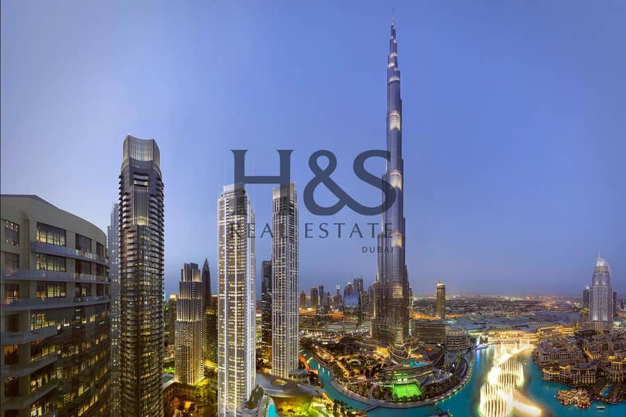 2 Resale I Exclusive Rare  Full Burj Khalifa & Fountain View