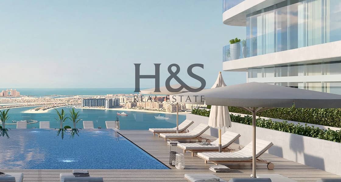位于迪拜港，艾玛尔海滨社区，海滩风光公寓小区 3 卧室的公寓 5910888 AED - 5126181