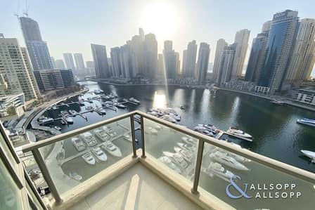 شقة 2 غرفة نوم للبيع في دبي مارينا، دبي - 2 Beds | Marina View | Vacant On Transfer