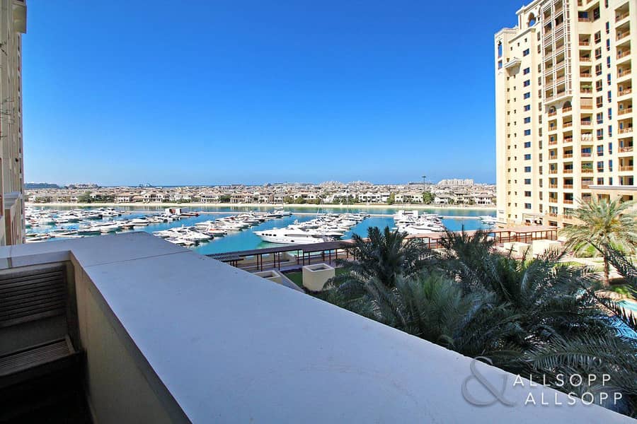 Sea and Palm View | Large Balcony | 2 Beds