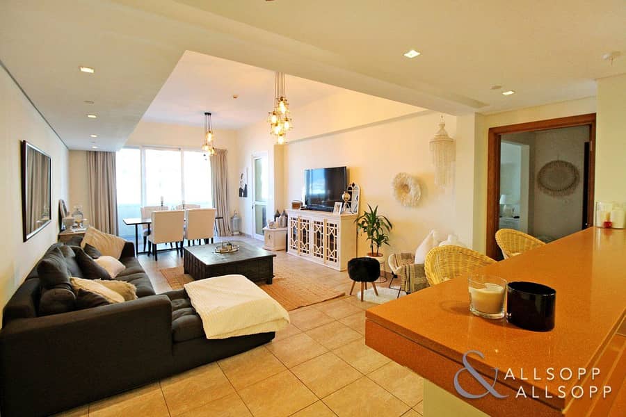 3 Sea and Palm View | Large Balcony | 2 Beds