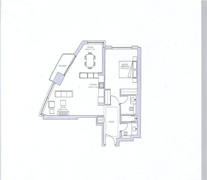 16 Upgraded Floorplan | One Bed | Low Floor